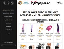 Tablet Screenshot of intimprylar.se